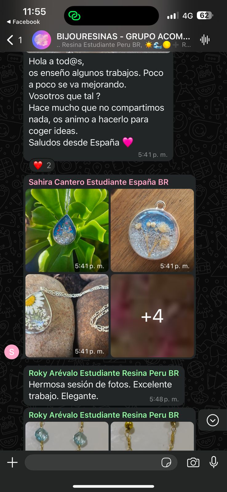 Testimonio estudiante Resina